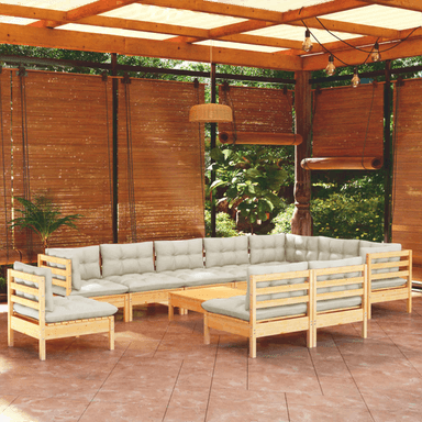 Vidaxl Hagesofagruppe 11 deler