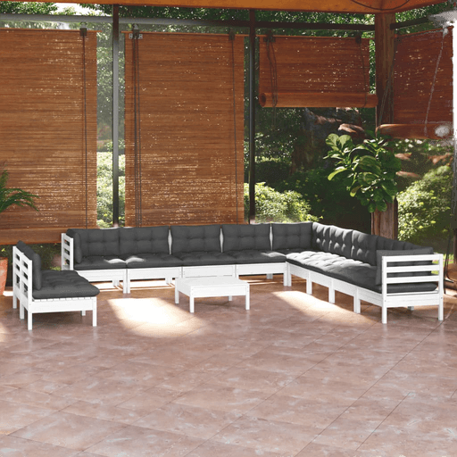 Vidaxl Hagesofagruppe 12 deler