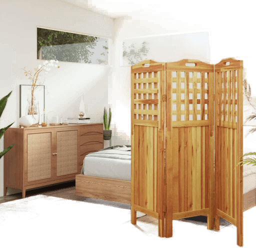 Vidaxl Romdeler 3 paneler 121,5 cm