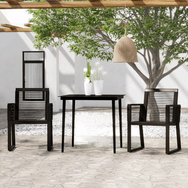 Vidaxl Utendørs spisestue 3 deler