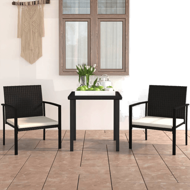 Vidaxl Utendørs spisestue 3 deler