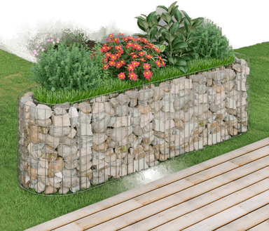 Vidaxl Gabion høybed 190x50x50 cm