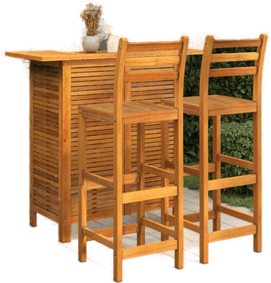 Vidaxl Hagebarsett 3 deler