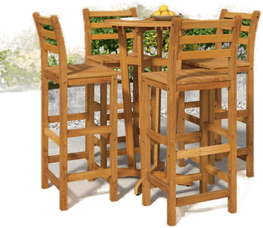 Vidaxl Hagebarsett 5 deler