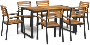 Vidaxl Hagespisegruppe 7 deler