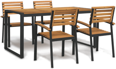 Vidaxl Hagespisegruppe 5 deler