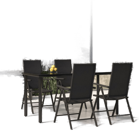 Vidaxl Hagespisegruppe 5 deler