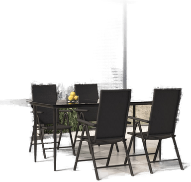 Vidaxl Hagespisegruppe 5 deler