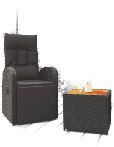 Vidaxl Hageloungesett 2 deler