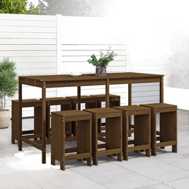 Vidaxl Hagebarsett 9 deler