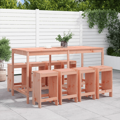 Vidaxl Hagebarsett 9 deler