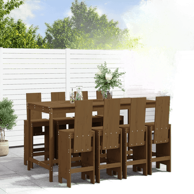 Vidaxl Hagebarsett 9 deler