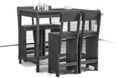 Vidaxl Hagebarsett 5 deler