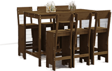 Vidaxl Hagebarsett 7 deler