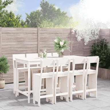 Vidaxl Hagebarsett 9 deler