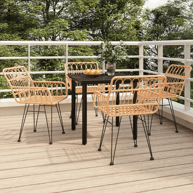 Vidaxl Hagespisegruppe 5 deler