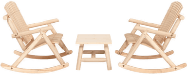 Vidaxl Hagemøbelsett 3 deler