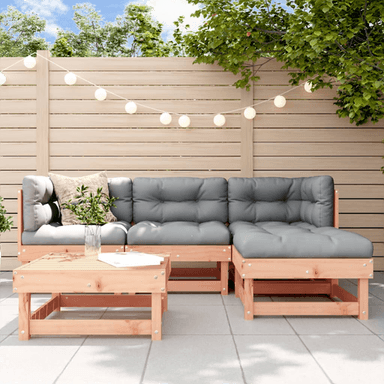 Vidaxl Utendørs spisestue 5 deler