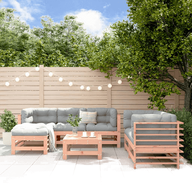 Vidaxl Utendørs spisestue 7 deler