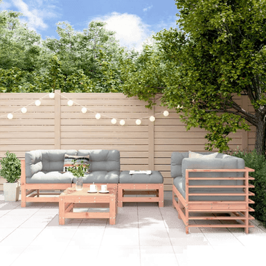 Vidaxl Utendørs spisestue 6 deler