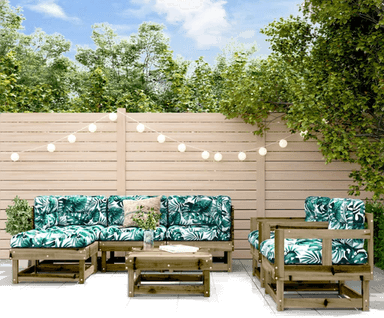 Vidaxl Hagesofagruppe 7 deler