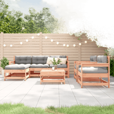 Vidaxl Utendørs spisestue 7 deler