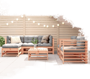 Vidaxl Utendørs spisestue 7 deler