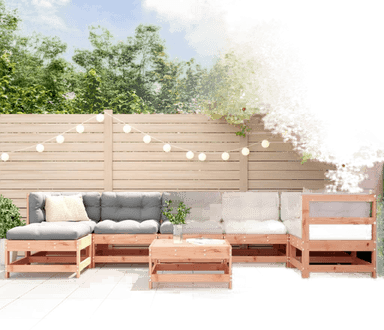 Vidaxl Utendørs spisestue 8 deler