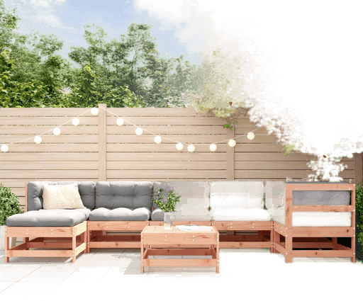 Vidaxl Utendørs spisestue 8 deler