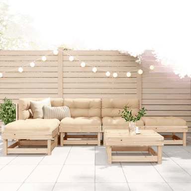 Vidaxl Hagesofagruppe 6 deler