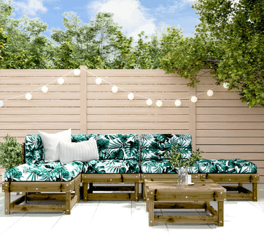 Vidaxl Hagesofagruppe 6 deler