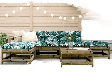 Vidaxl Hagesofagruppe 6 deler