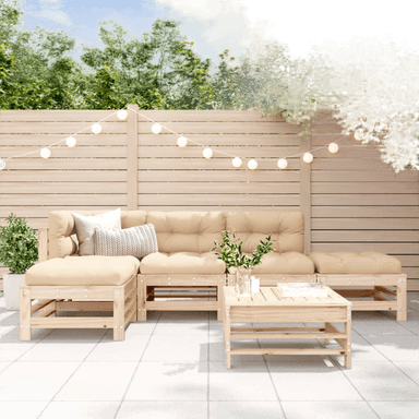 Vidaxl Hagesofagruppe 6 deler