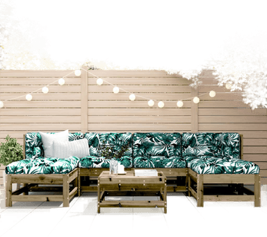 Vidaxl Hagesofagruppe 7 deler