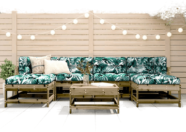 Vidaxl Hagesofagruppe 7 deler