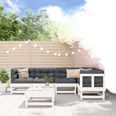 Vidaxl Hagesofagruppe 6 deler