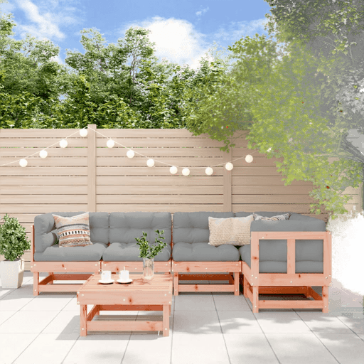 Vidaxl Utendørs spisestue 6 deler