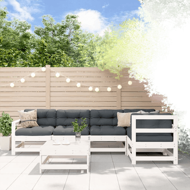 Vidaxl Hagesofagruppe 6 deler