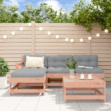 Vidaxl Utendørs spisestue 5 deler