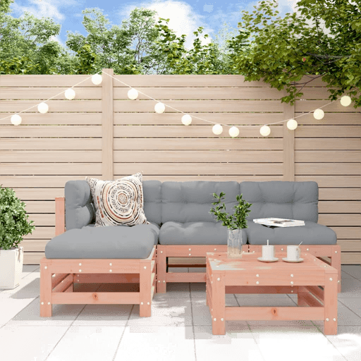 Vidaxl Utendørs spisestue 5 deler