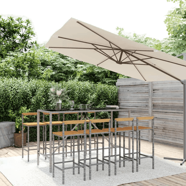 Vidaxl Hagebarsett 9 deler