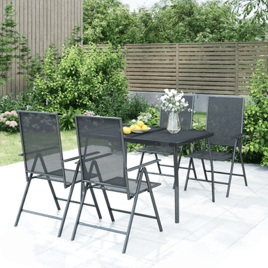 Vidaxl Utendørs spisestue 5 deler