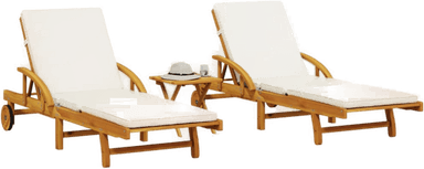 Vidaxl Solsenger 2 stk akasie