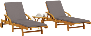 Vidaxl Solsenger 2 stk akasie