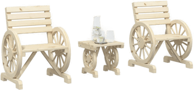 Vidaxl Hagesofagruppe 3 deler