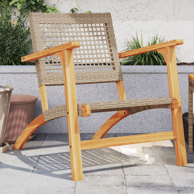 Vidaxl Hagestoler 2 stk beige