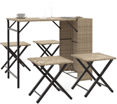 Vidaxl Hagespisegruppe 5 deler