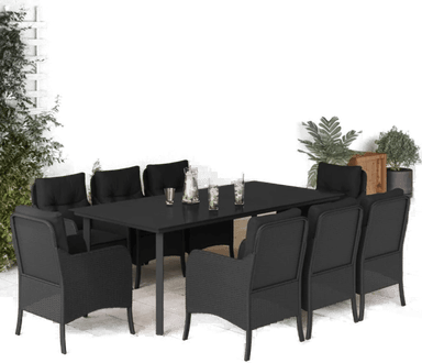 Vidaxl Hagespisegruppe 9 deler