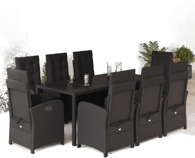 Vidaxl Hagespisegruppe 9 deler