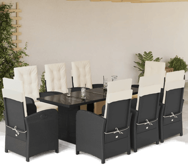 Vidaxl Hagespisegruppe 9 deler